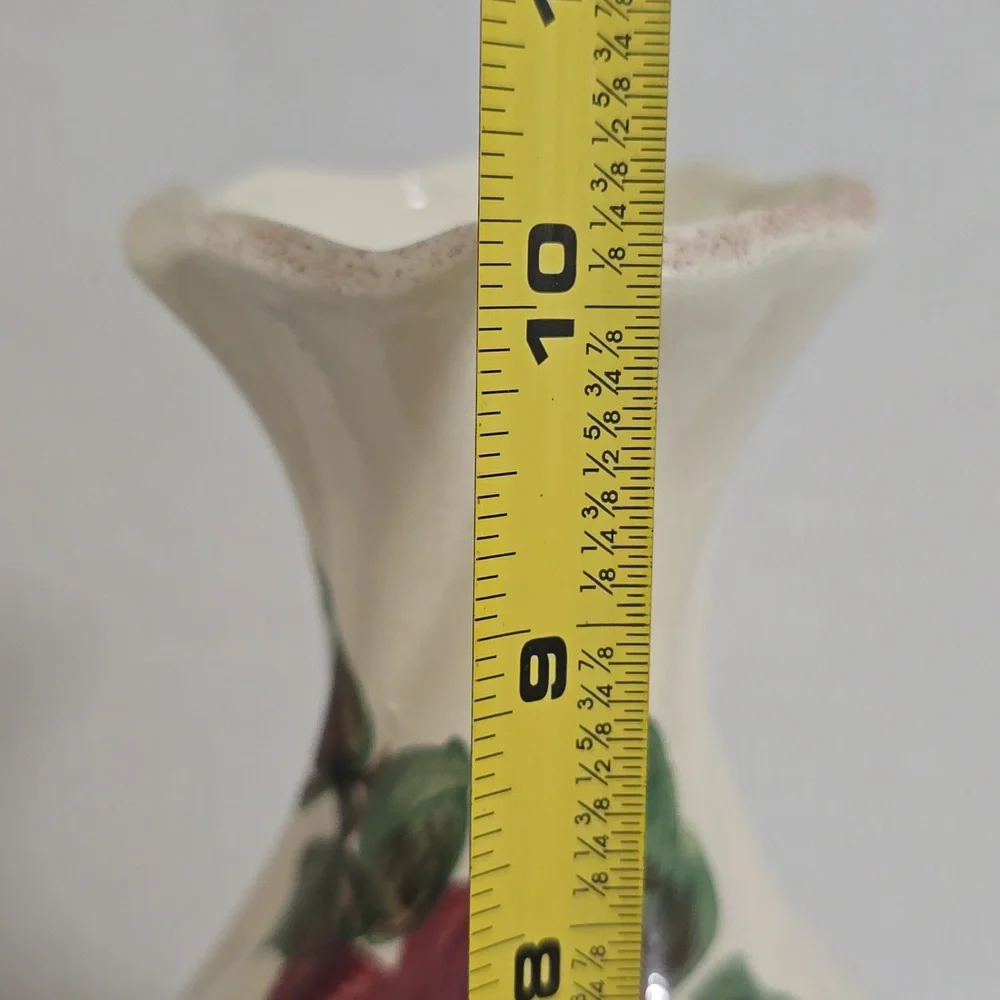 Vintage Clinchfield Pottery  Large Floral Ceramic Vase
